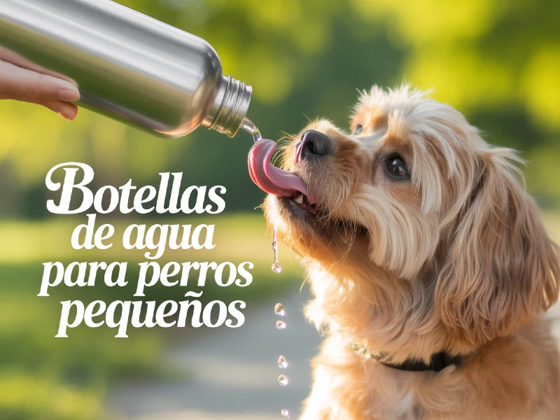 botella de agua portatil para perros pequeños