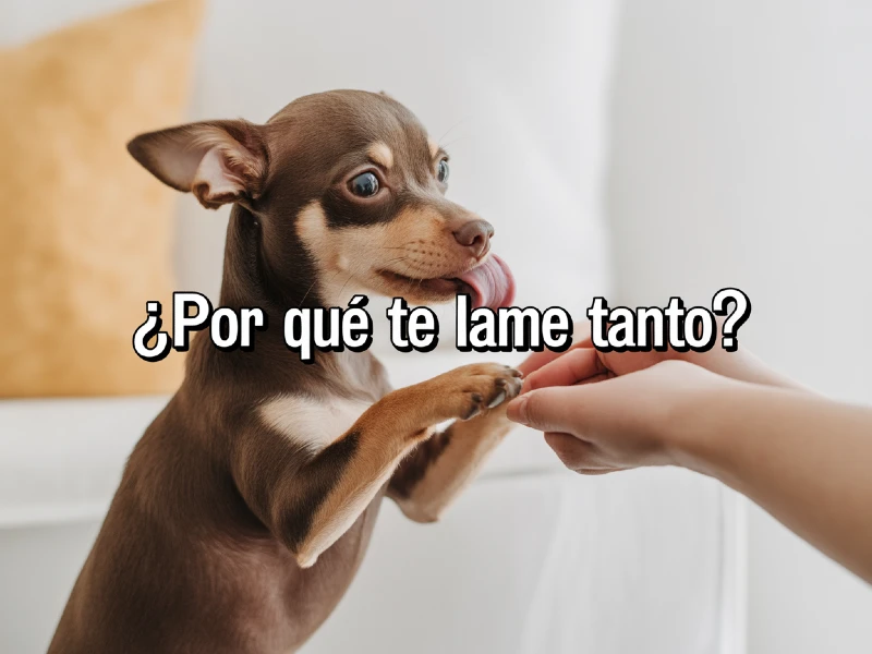 por que lame tanto un perro pequeño